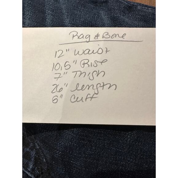 Rag &‎ Bone Skinny Jeans Womens 27 Blue Medium Wash Ankle Zip Slim Stretch Denim - Picture 11 of 11